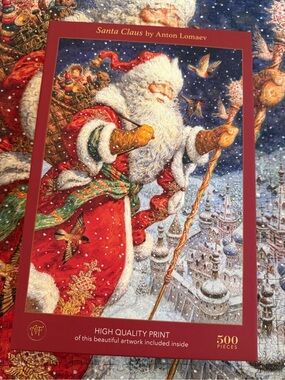 Puzzle by Art and Fable. 500ct. Santa Claus